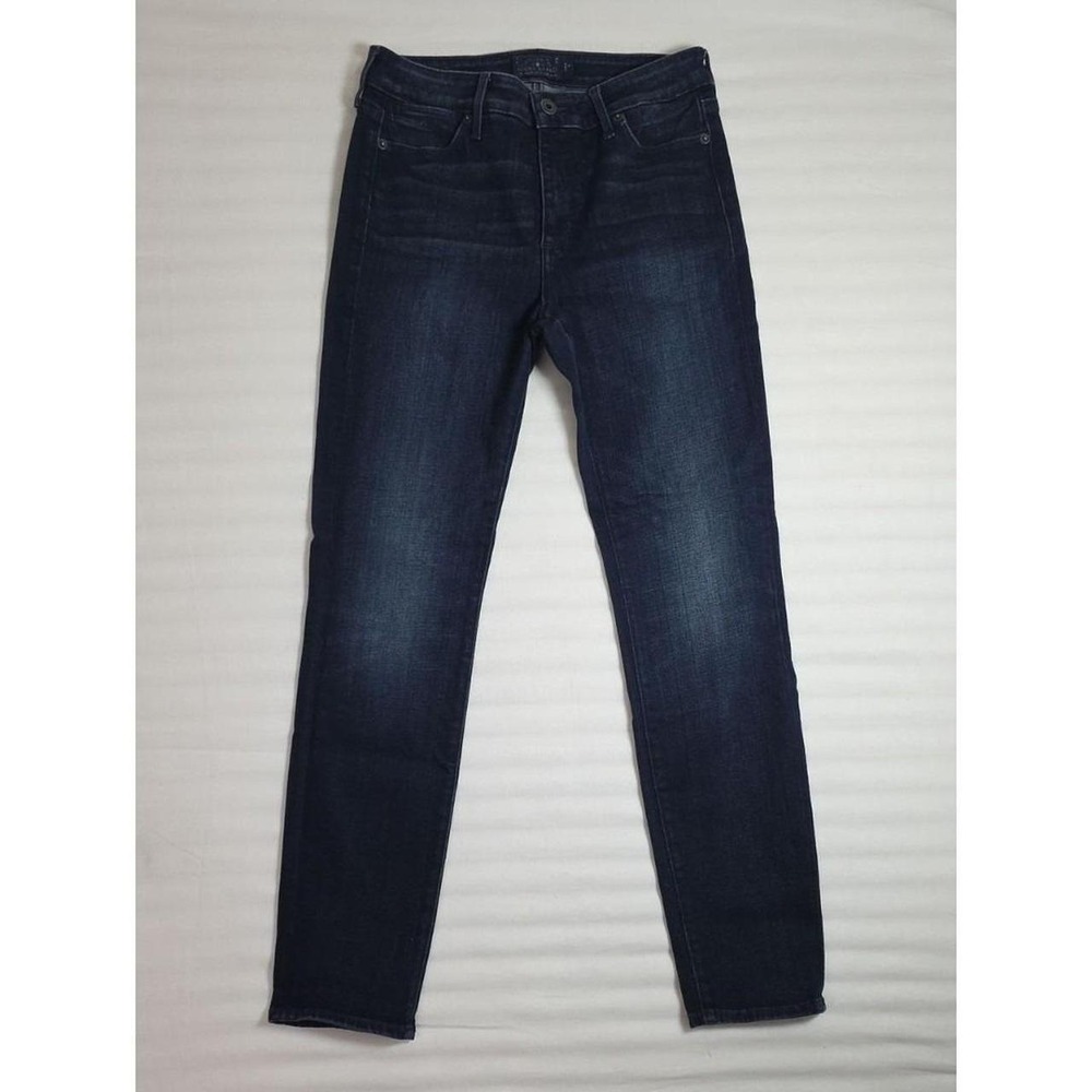 Lucky Brand Women's Dark Indigo Skinny Jeans; 4/27